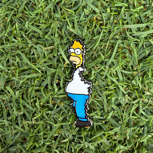Homer Backs into Bushes Golf Ball Marker