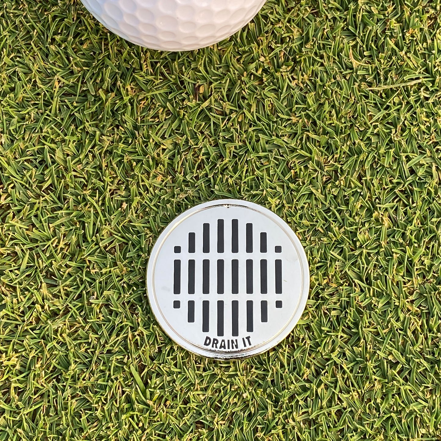 Drain It Golf Ball Marker