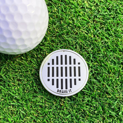 Drain It Golf Ball Marker