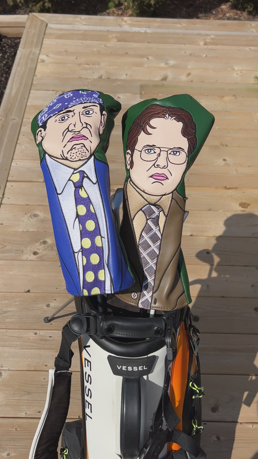 Prison Mike and Dwight Inspired Golf Driver / 3 Wood Head Cover