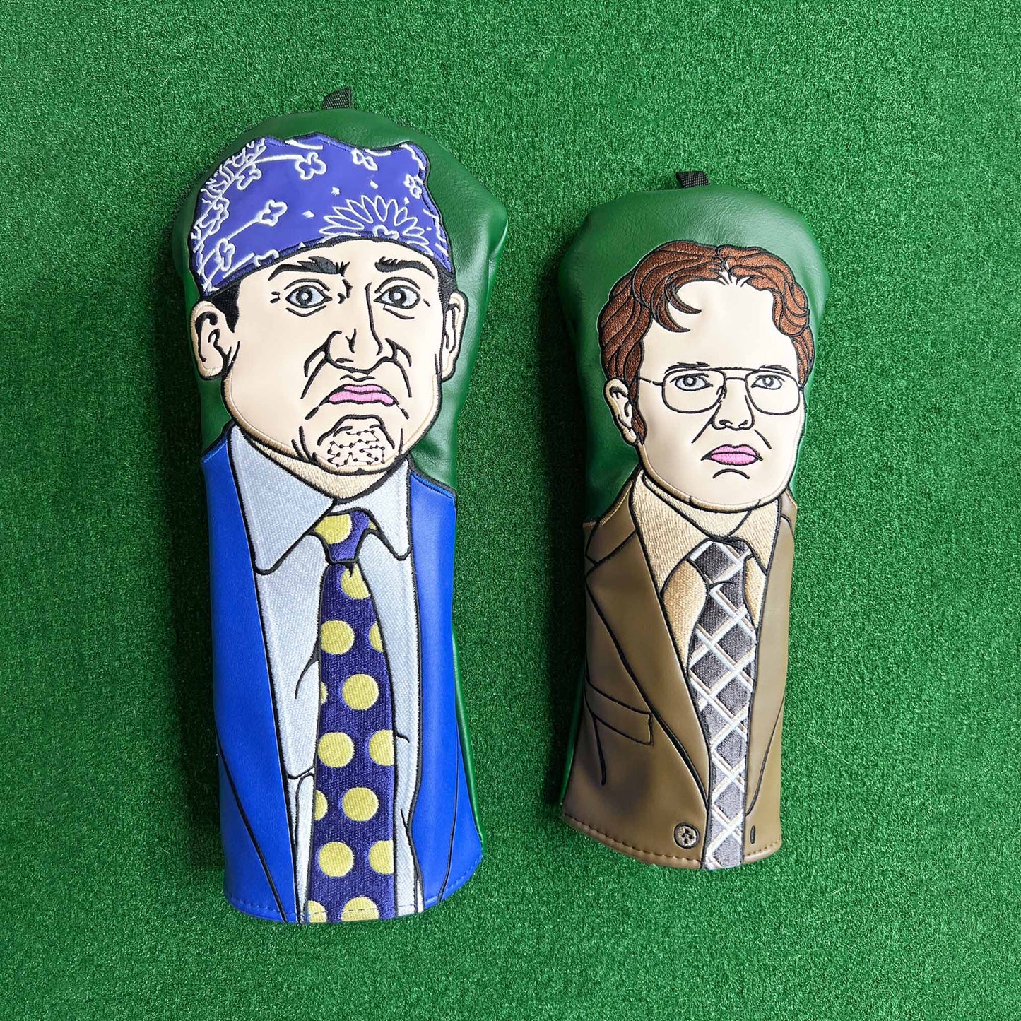 Prison Mike and Dwight Golf Head Cover